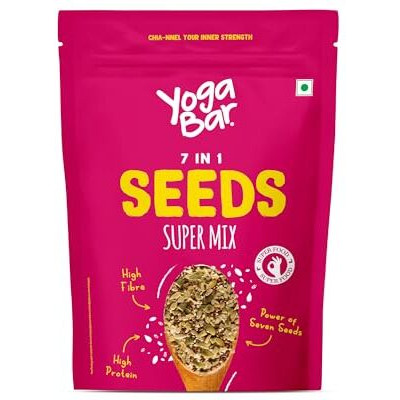 Yogabar Daily Health Mix 850G And 7-In-1 250G Seeds Super Mix Combo Pack, Buy 1 Get 1 Free