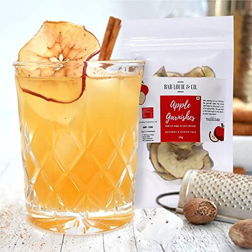 Bab Louie & Co. Dehydrated Fruits Garnishes For Cocktail, Mocktail, Detox Water, Green Tea, Snacks - Gluten Free, Vegan, Air Dried, No Sugar 100% Natural (Pack Of 5) (25Gm)