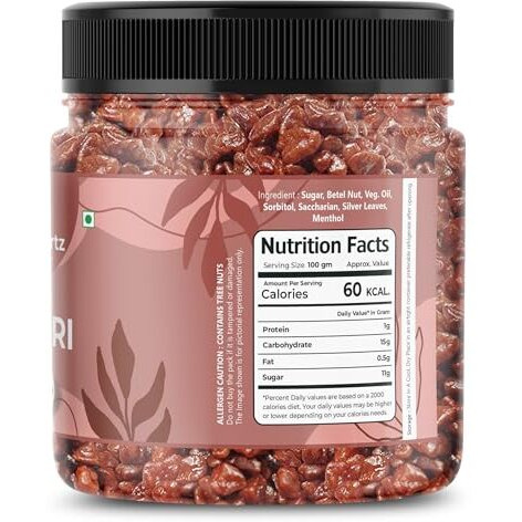 Premium Soft Supari | Raseeli Supari | Chikni Supari | Soft Betel Nuts | After Meal Mukhwas Soft & Sweet Mouth Freshener - Jar Pack (Soft Betal Nut, 300G (Pack Of 1))