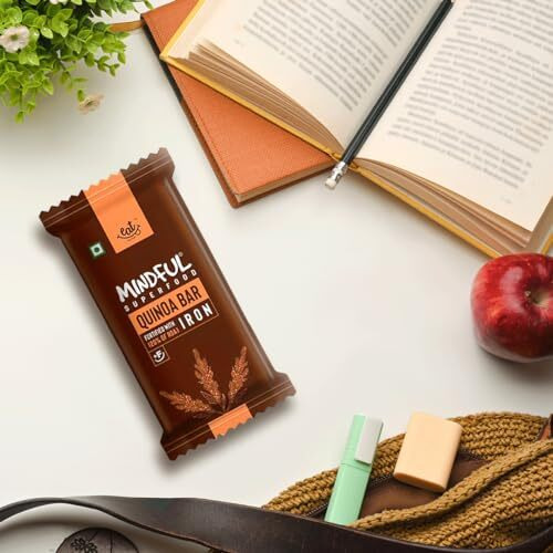 Eat Anytime Healthy Energy Quinoa Bar | Gluten Free & High Fiber | Energy Bar Sugar Free | High Protein Bar | Healthy Bar & Breakfast Protein Bar | Quinoa Bar/Energy Bar -600Gm(24Pcs.Of 25Gm)