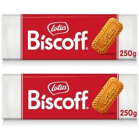Lotuss Biscof Cookies | Belgian Speculoos | Caramelized Biscuit Cookies | 250Gm X 2