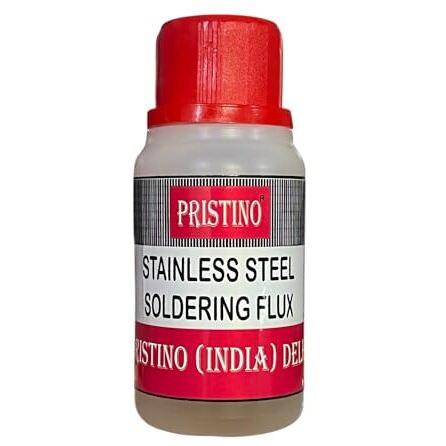 Pristino Stainless Steel & Multi Metals Soldering Flux For Soldering And Desoldering For Stainless Steel, Lithium-Ion Battery, Copper, Brass, Nickel, Zinc, Tin, Galvanized Iron - 1 Pack 100Gm