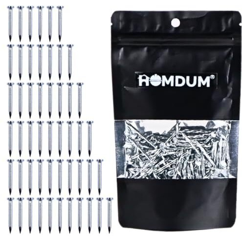 Homdum Hard Steel Concrete Nails 1 Inch (25 Mm) Pack Of 200 Pieces (1")