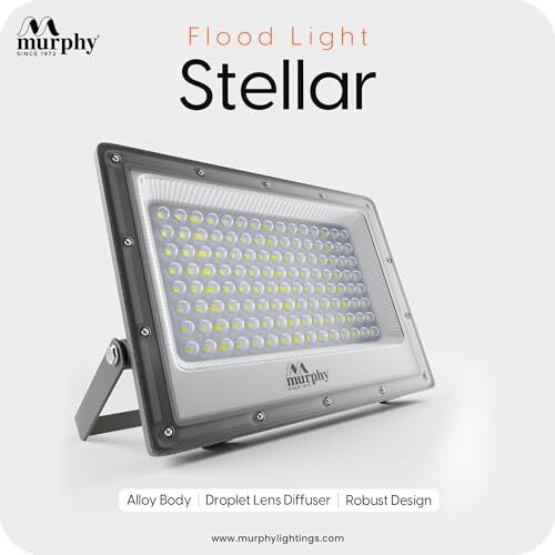 Murphy Steller Led 100W Led Flood Light, Ip65 Rated Outdoor Light Pack Of 1 (Cool White, Bis Approved)