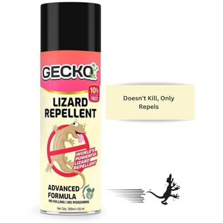 Shadow Securitronics India's First Aerosol Based Lizard Repellent Spray | Completely Herbal | Eco-Friendly | Chemical-Free | Plant-Based | Food-Safe Ingredients| Does Not Kill, Only Repel | Lizard Spray 220Ml (15 Days Protection) - Formulation 3X