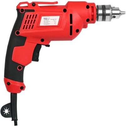 Wondercut Electric Drill Wc-Edrf10-R+7, 550W, Copper Armature, 2800 Rpm, Chuck 10 Mm Forward/Reverse For Wood & Metal Work With Variable Speed Control With 7 Bits