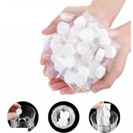 Royals Magic Tablet Coin Tissue (50) | Paper Napkin | Tissue Paper | Wipes | Spa Tissue | Hotel Tissue Paper | Travel Tissue |