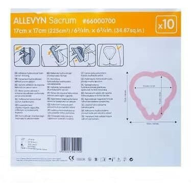 Medica Allevyn Sacrum Classic S & N 17 Cm X 17 Cm For Bed Sores (Pack Of 1)
