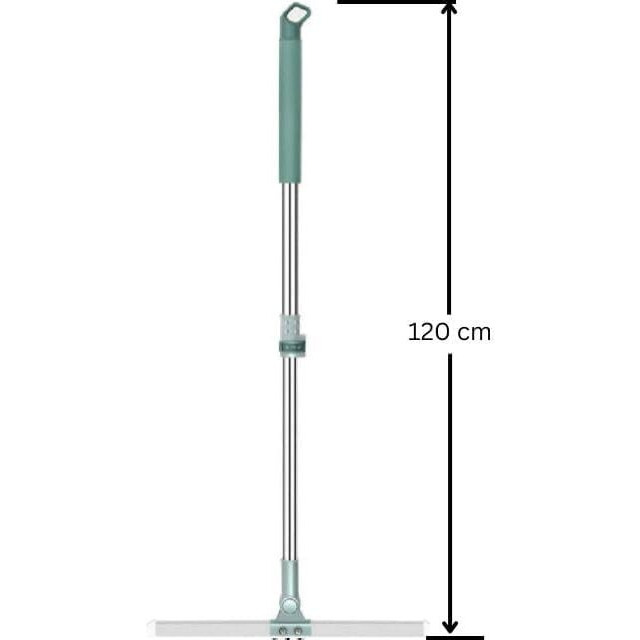 Eopzo Multifunction Magic Broom || Silicone Floor Squeegee Broom With Long Handle || 180 Degree Rotatable Wiper || Detachable Indoor Scraping Broom || Magic Wiper Brush Pet Hair || 2 In 1 Mini-Brush