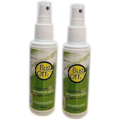 Carenow Bug Off Mosquito And Insect Repellent Body Spray With Olive Oil And Vitamin E (100 Ml)- Pack Of 2
