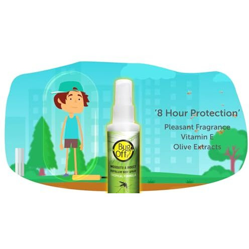Carenow Bug Off Mosquito And Insect Repellent Body Spray With Olive Oil And Vitamin E (100 Ml)- Pack Of 2