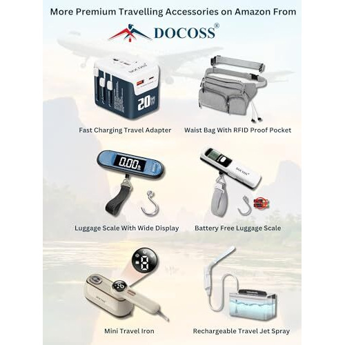 Docoss-116 Metal Tsa Locks For Luggage, Number Lock For Bag 4 Digit Small Locks For Luggage Tsa Lock Combination Password Locks For Travel (Black)