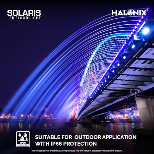 Halonix Aluminium 20W Waterproof Outdoor Led Flood Light|Halogen Light, Focus Light For Garage, Parking, Shop -(Cool White)-Pack Of 1|Short Circuit & Surge Protection.
