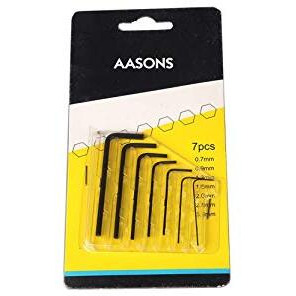 Tools-4-All Dayton Micro Size Allen Key 7 Pieces Set, Hex