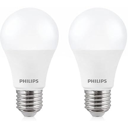 Philips 14W E27 Led Crystal White Led Bulb, Pack Of 2 (Stellar Bright)