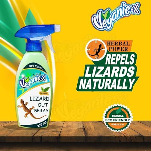 Veganie-X Lizard Repellent Spray 200Ml Natural Non-Toxic Chemical-Free Lizard Gecko Control