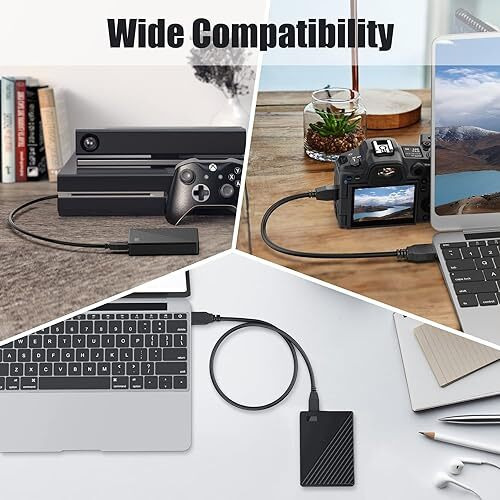 Rts Usb 3.0 External Portable Hard Drive Disk Hdd Cable (0.5Cm/1.5 Ft) (5 Gbps) Compatible With Seagate Wd Samsung Hitachi Hp Bufallo Lenovo Transcend Lacie Adata Sony Orico Maxtor Consistent Verbatim