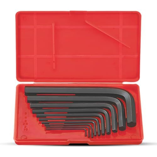 Freemans Aki10 Allen Key Set Of 10 Pieces, Chrome Vanadium Steel, Heat Treated, Black Phosphate Finish, Ideal For Home And Diy Use (Set Of 10 Pcs)