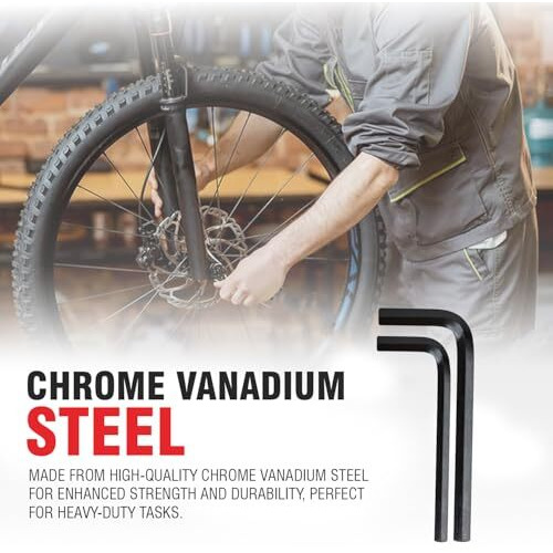 Freemans Aki10 Allen Key Set Of 10 Pieces, Chrome Vanadium Steel, Heat Treated, Black Phosphate Finish, Ideal For Home And Diy Use (Set Of 10 Pcs)