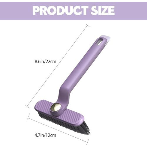 4 In 1 Cleaning Brush, Gap Cleaning Brush, Rotating Crevical Cleaning Brush, Toilet Brush, Scrub Brush For Shower Tile, Scrub Brushes With Squeegee, Bathroom Cleaning Brushes (Gap Cleaning)