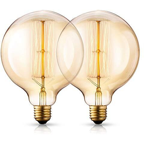 Citra 40W G80 E26/E27 Filament Light Bulb, Pack Of 2 (Warm White Led