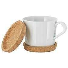 Ikea 4 Pack Of 365+ Coasters, Cork / Cup Holder - Giant Shoppy