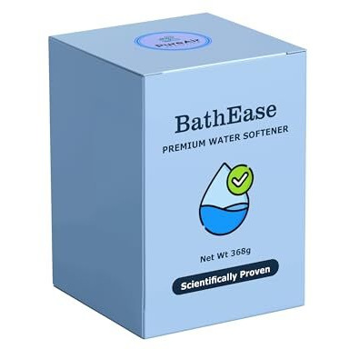 Bathease Premium Water Softener | Immediately Reduces Hardness And Balances Ph | Helps With Hair Loss Due To Hard Water | Brightens Dull Skin Due To Hard Water | Easy To Use (8 Sachets)