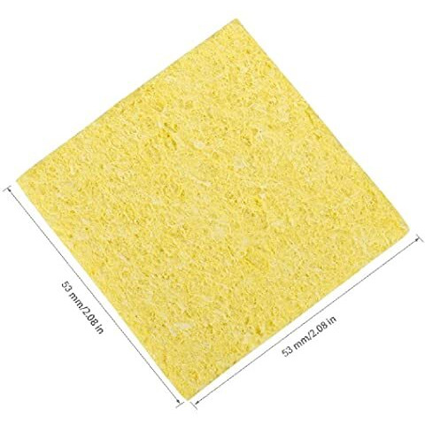 Catchex Sponge For Cleaning Soldering Iron Bit Solder Or Tip Welding Clean Pad (Pack Of 12)
