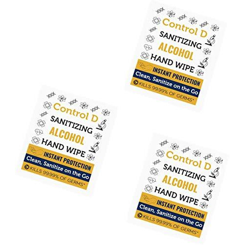 Control D Wipes For Disinfection & Hand Sanitizing (50 Wipes)