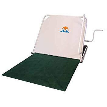 Mannar Easy Back Rest 34 Inch Length 24 Inch Height With 1 Detachable Side Railing And 1 Detachable Rotary Handle - Ebr01