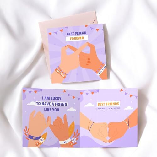 Since 7 Store &quotThe Bestie Mug Coffee Mug With Greeting Card - Beautifully Designed Mug For Girl Bestfriends/Perfect Birthday/Any Occasion Gift Friendship Day