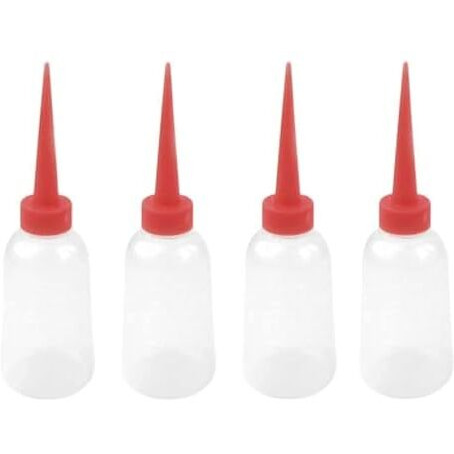 Eastasif Bottle Pour Spouts Lubricating Oil Dispenser Empty Sewing Machine Oil Bottle Tel Kuppi Empty Oil Dispenser - Pack Of 4