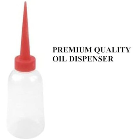 Eastasif Bottle Pour Spouts Lubricating Oil Dispenser Empty Sewing Machine Oil Bottle Tel Kuppi Empty Oil Dispenser - Pack Of 4