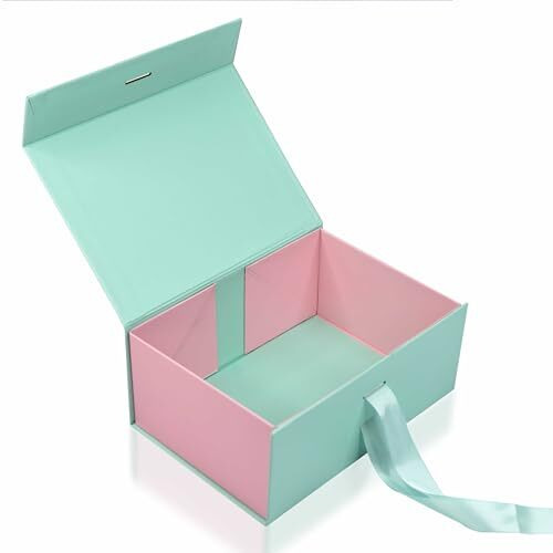 Rbs - Rigid Box Sivakasi Gift Boxes For Presents (23 X 16 X 10Cm) Boxes For Gifting (1 Pack) Box For Gift Packing Holds Up To 5Kg Multipurpose Gift Box For Birthday Gifting (Tiffany Blue)