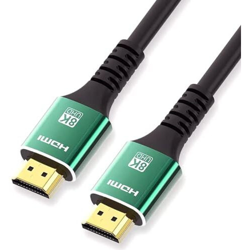 Etzin 3M 8K Ultra Hd Hdmi Cable Arc Hdmi 2.1 Cable, High-Speed Hdmi Cord 48Gbps 8K@60Hz, 4K@120Hz Dolby Atoms (Hdcp 2.2&2.3, 3D, Hdr10) For Soundbar. (8K 3M) Epl-1153Cc