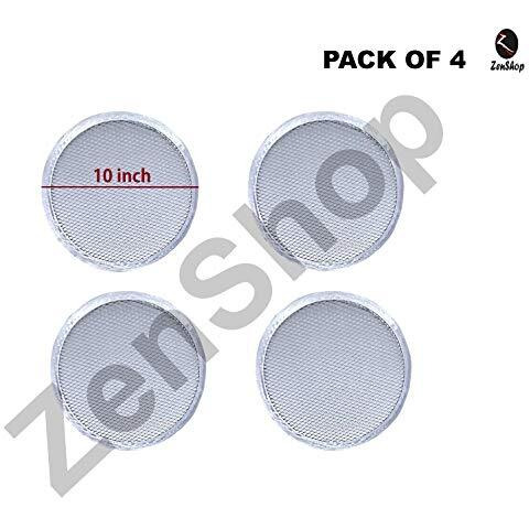 Zenshop Diameter 10 Inch Pure Aluminium Pizza Screen. (Set Of 4 Piece)
