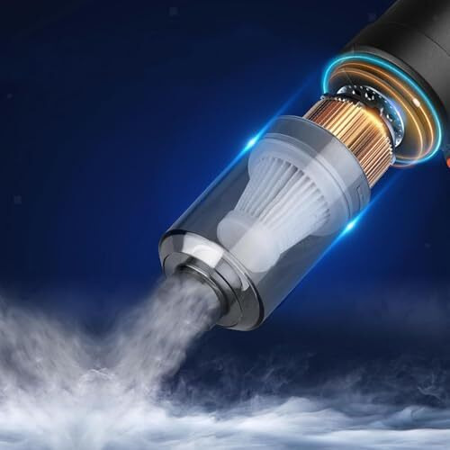 Morovik 3 In 1 Portable Car Vacuum Cleaner With Blower | Usb Rechargeable Wireless Handheld Car Vacuum Cleaner Traveling, Camping Reusable,Portable,Rechargeable (1)