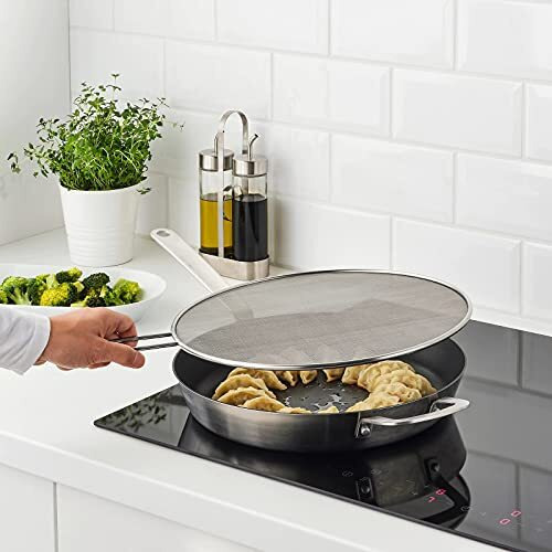 Ikea Splatter Screen34 Cm (13"), Silver (Stainless Steel)
