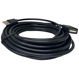 Upix Premium Usb Male To Female Extension Cable 5 Meters (Black), Usb A Male To A Female Cable, Usb Extender For Tv, Pc, Hard Drive, Usb Flash Drive, Mouse, Keyboard, Webcam, Printer, Scanner