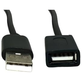 Upix Premium Usb Male To Female Extension Cable 5 Meters (Black), Usb A Male To A Female Cable, Usb Extender For Tv, Pc, Hard Drive, Usb Flash Drive, Mouse, Keyboard, Webcam, Printer, Scanner