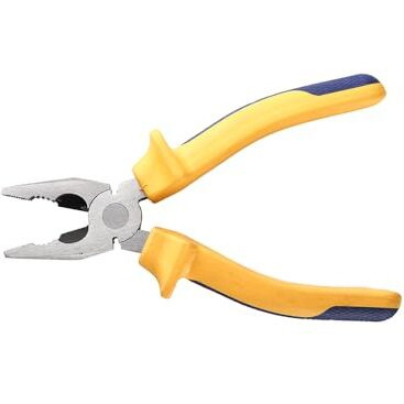 Tata Agrico Safe Insulated Combination Plier For All Electrical Applications | Chrome Vanadium | Anti-Slip Grip | Best For Cutting Wires, Gripping, Bending, Pulling, Etc.(6 Inch - Multicolor)
