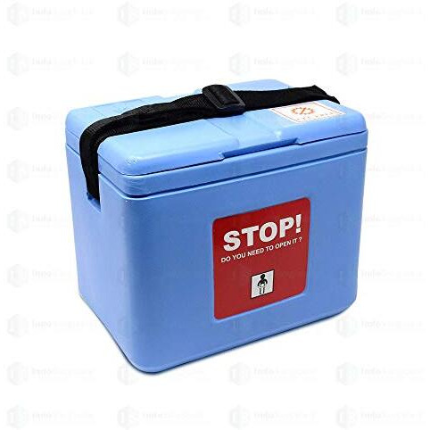 Is Indosurgicals Small Vaccine Carrier With 2 Icepacks - 0.80 L