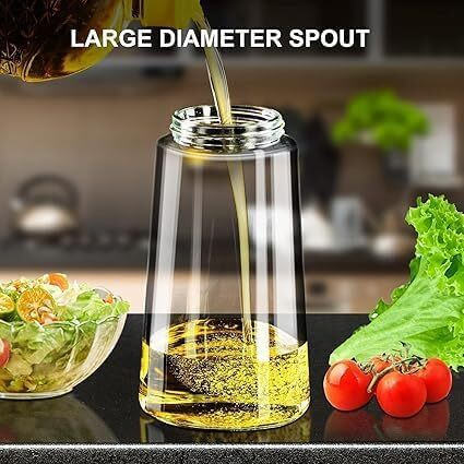 Jasifs Olive Oil Sprayer For Cooking Glass Oil Dispenser Bottle Spray Mister, Refillable Food Grade Oil Vinegar Spritzer Sprayer For Air Fryer,Salad,Baking,Grilling, Frying (Oil Spery 500 Ml)
