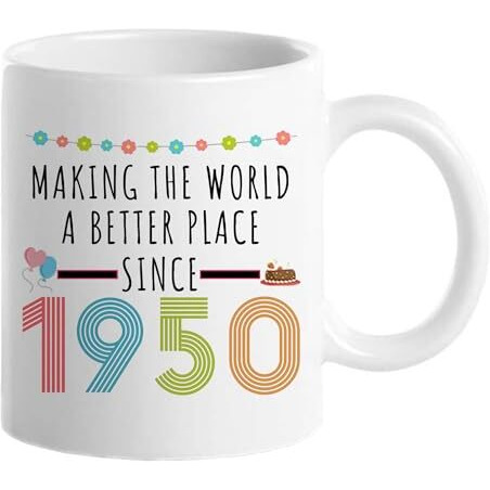 75Th Birthday Gifts For Men And Women - Funny Coffee Mug, 11 Oz - 1947 Gift Ideas For 75 Year Old