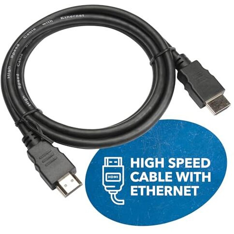 Orei Ultrahigh-Speed 4K Hdmi Cable 1.5 Meter (4.94Ft) - Hdmi Cable 4K@60Hz, Hdr10, Arc, 3D - Durable Pvc  Compatible With Tvs, Sound Bar, Laptop, Projector & More (1 Pack)