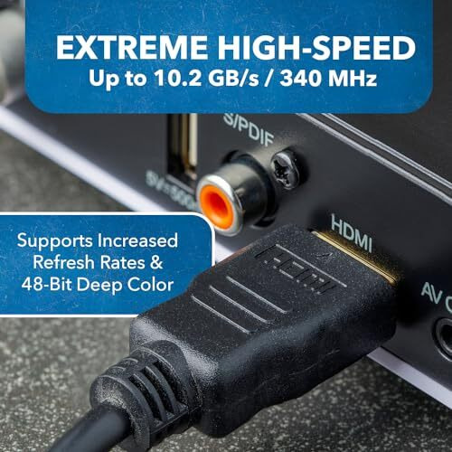 Orei Ultrahigh-Speed 4K Hdmi Cable 1.5 Meter (4.94Ft) - Hdmi Cable 4K@60Hz, Hdr10, Arc, 3D - Durable Pvc  Compatible With Tvs, Sound Bar, Laptop, Projector & More (1 Pack)