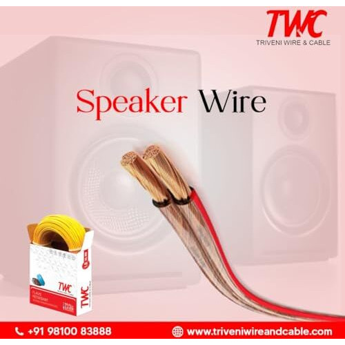 Twc Copper-Sw Sqmm-45 Meter Double Core Core Electrical Wire | Insulated Pvc Copper Wire | Cable For Domestic & Industrial Connection Purpose | Flame Resistant