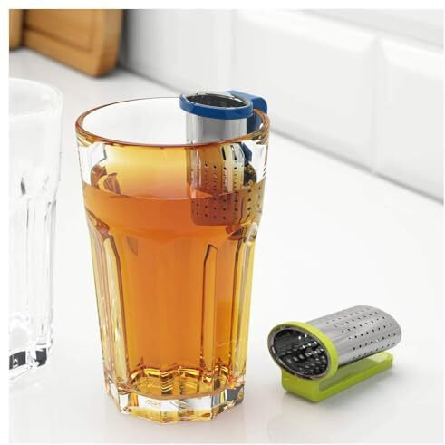 Ikea Sakkunnig Stainless Steel Tea Infuser Simply Hang On The Cups Edge Pack Of 1(Multicolor)