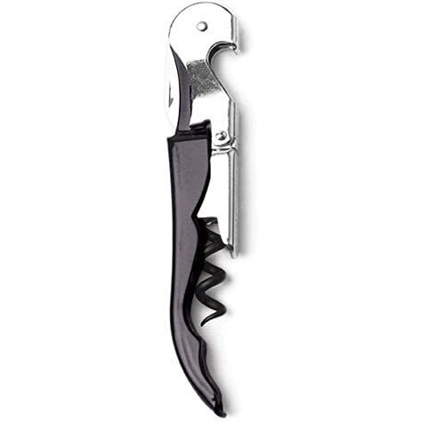 Royals Black Stainless Steel Wine Cork Screw Opener | Black Bottle Opener For Wine And Beer