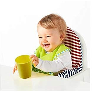 Ikea Plastic Polypropylene Mug - 12 Pieces, Multicolour, 8 Oz